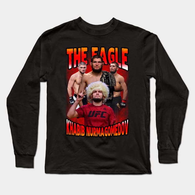 KHABIB NURMAGOMEDOV Long Sleeve T-Shirt by hackercyberattackactivity